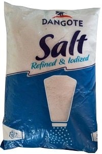 image of Dangote Iodised Salt on Now Now Express to send grocery to Nigeria